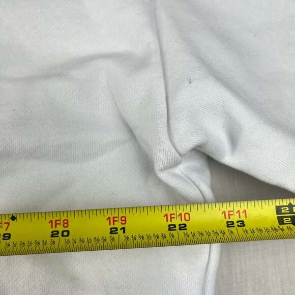 GUESS Originals Eco Mens Medium Earth Day White Crewneck Sweatshirt - Picture 7 of 10